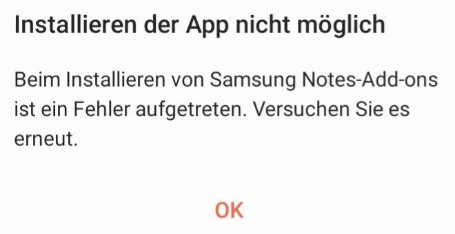 Samsung Notes funktioniert nicht? (Technik, Handy, App)