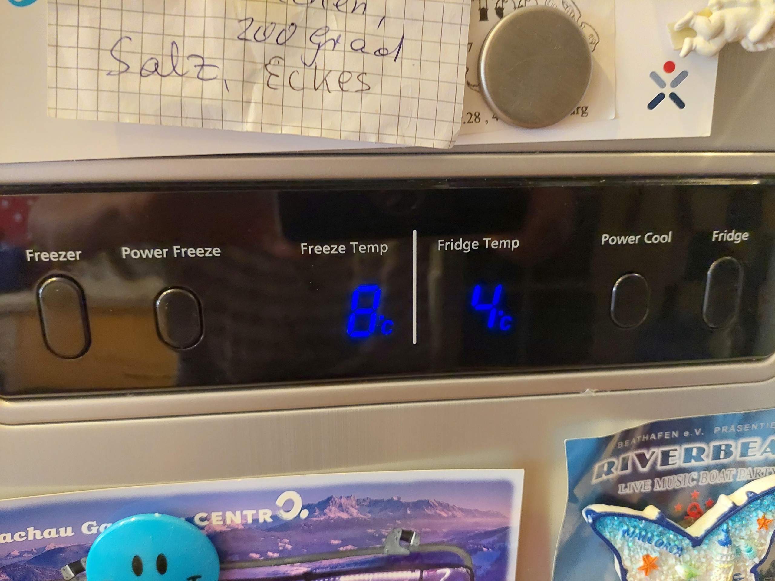 Samsung Side by Side Gefrierschrank gefriert nicht mehr, sondern kühlt