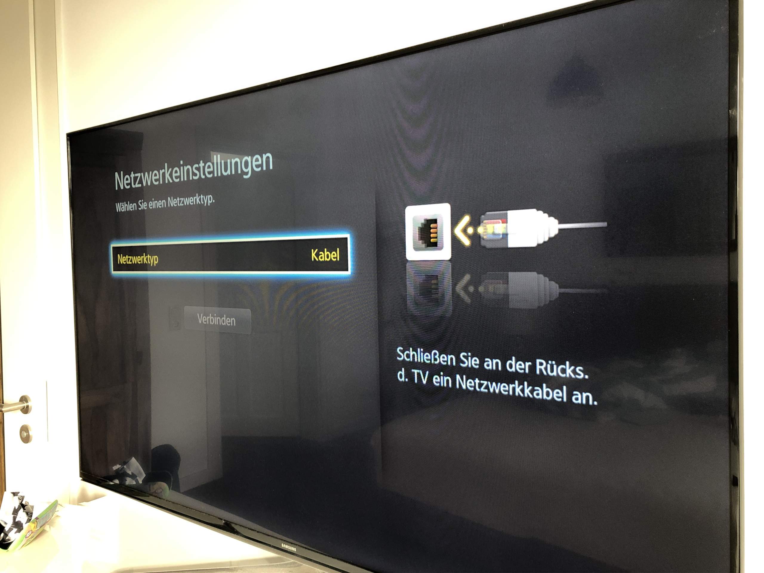 Samsung TV erkennt LAN-Kabel nicht? (Computer, Technik, Internet)