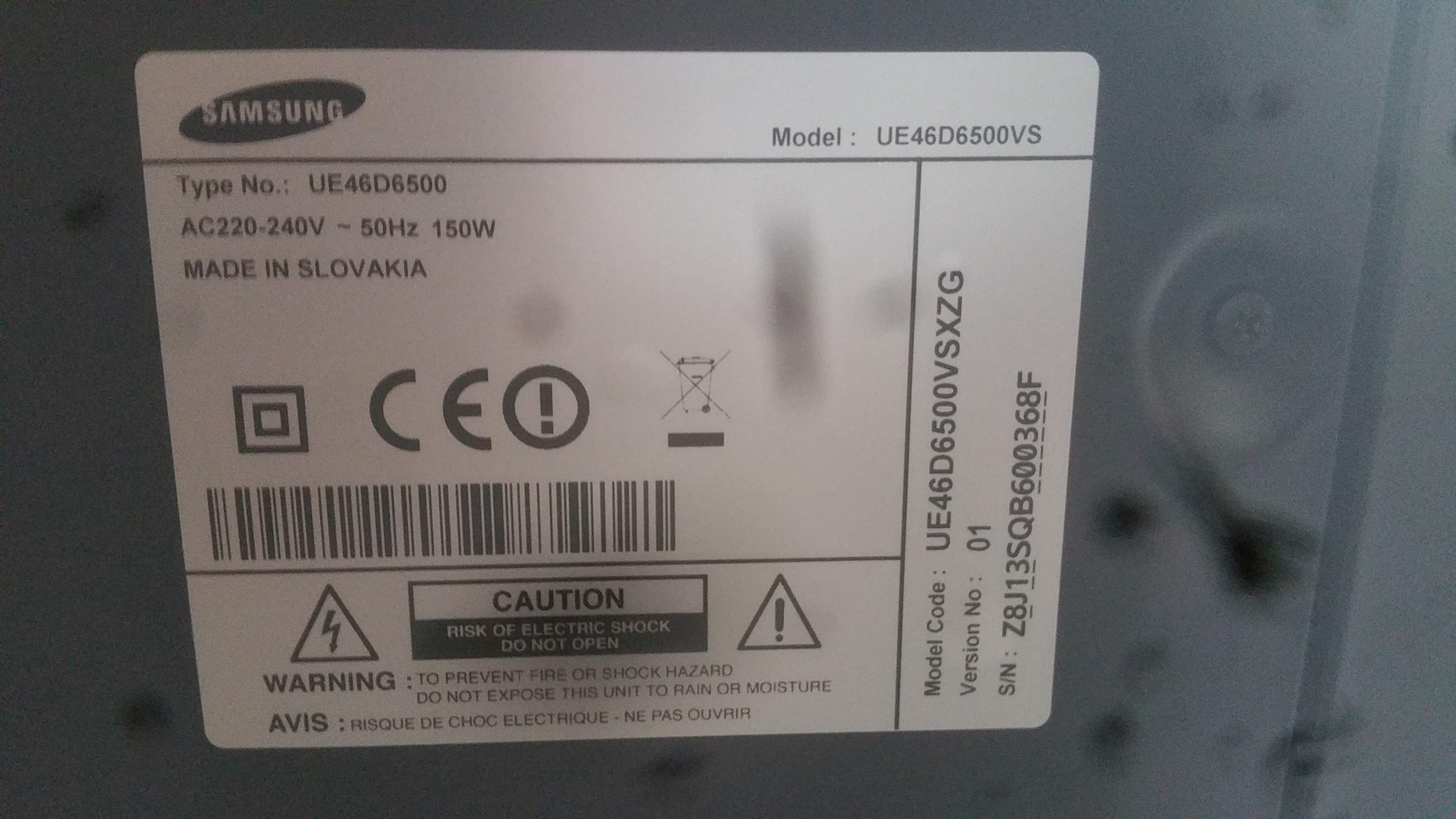 Samsung TV geht an und aus ? (defekt)