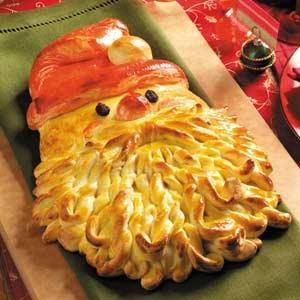 Santa Bread Englische Rezept übersetzung (Weihnachten, backen, Winter)