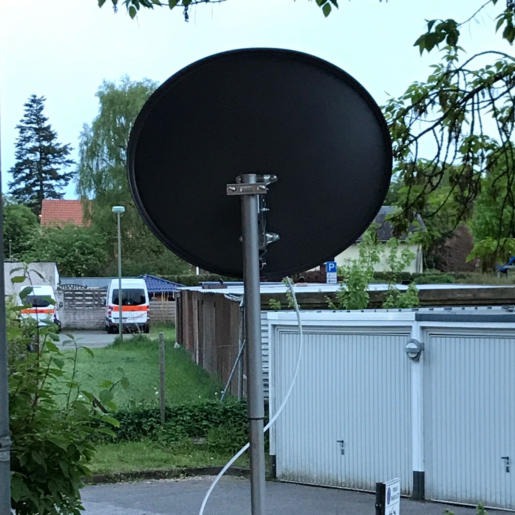 Satellitenschüssel zeigt kein Signal, was mach ich falsch? (Fernsehen