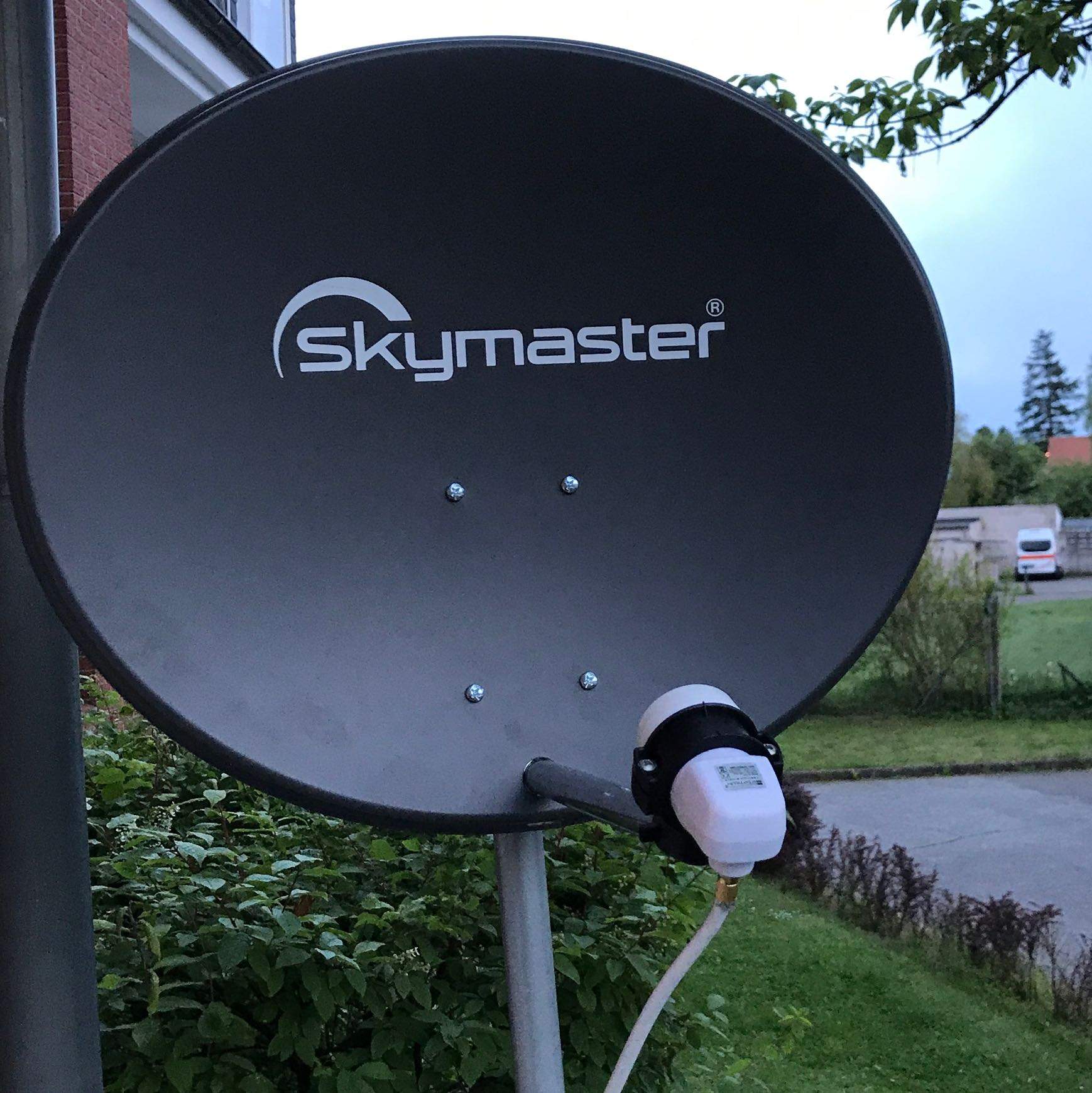 Satellitenschüssel zeigt kein Signal, was mach ich falsch? (Fernsehen