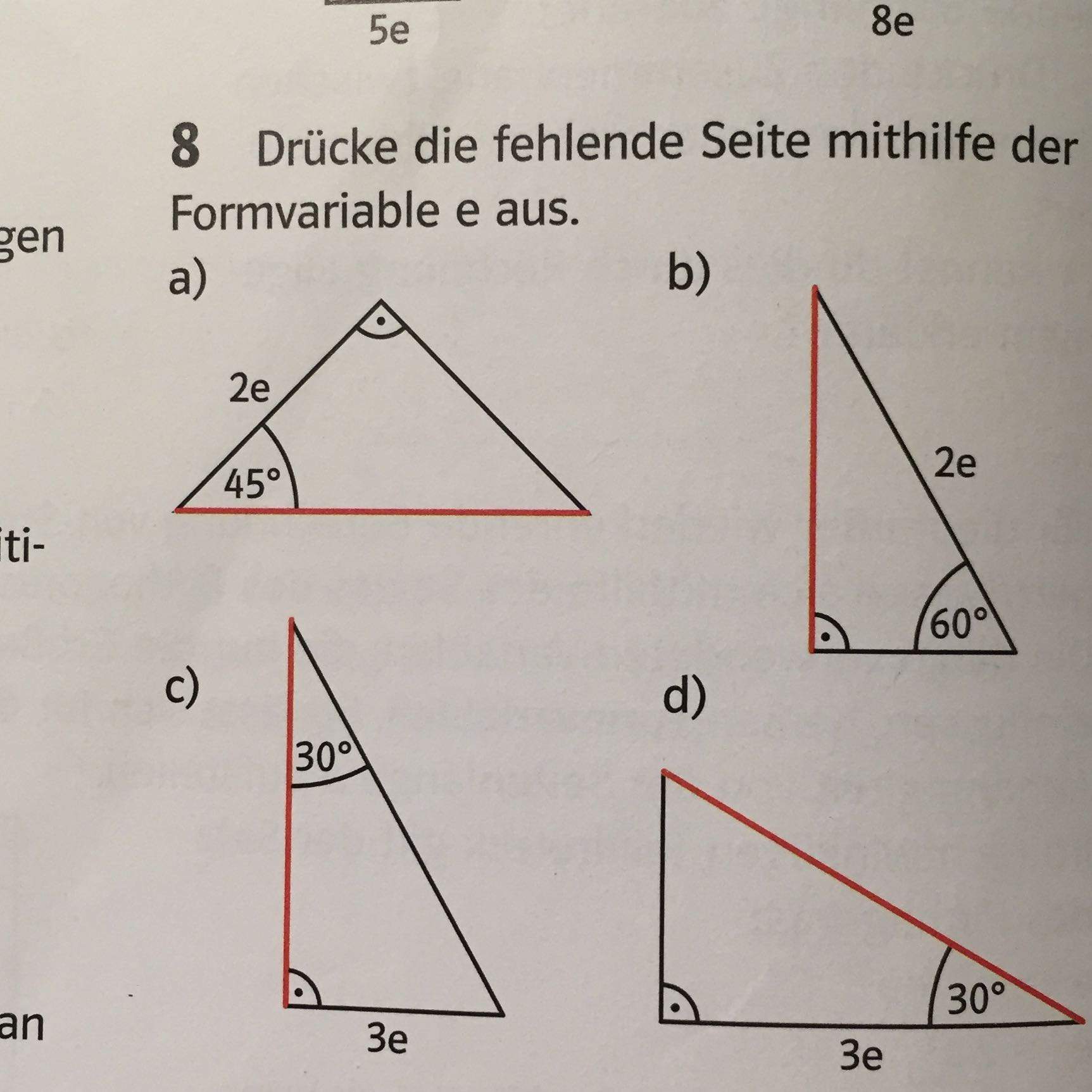 Satz des Pythagoras, Formvariablen (Mathe)