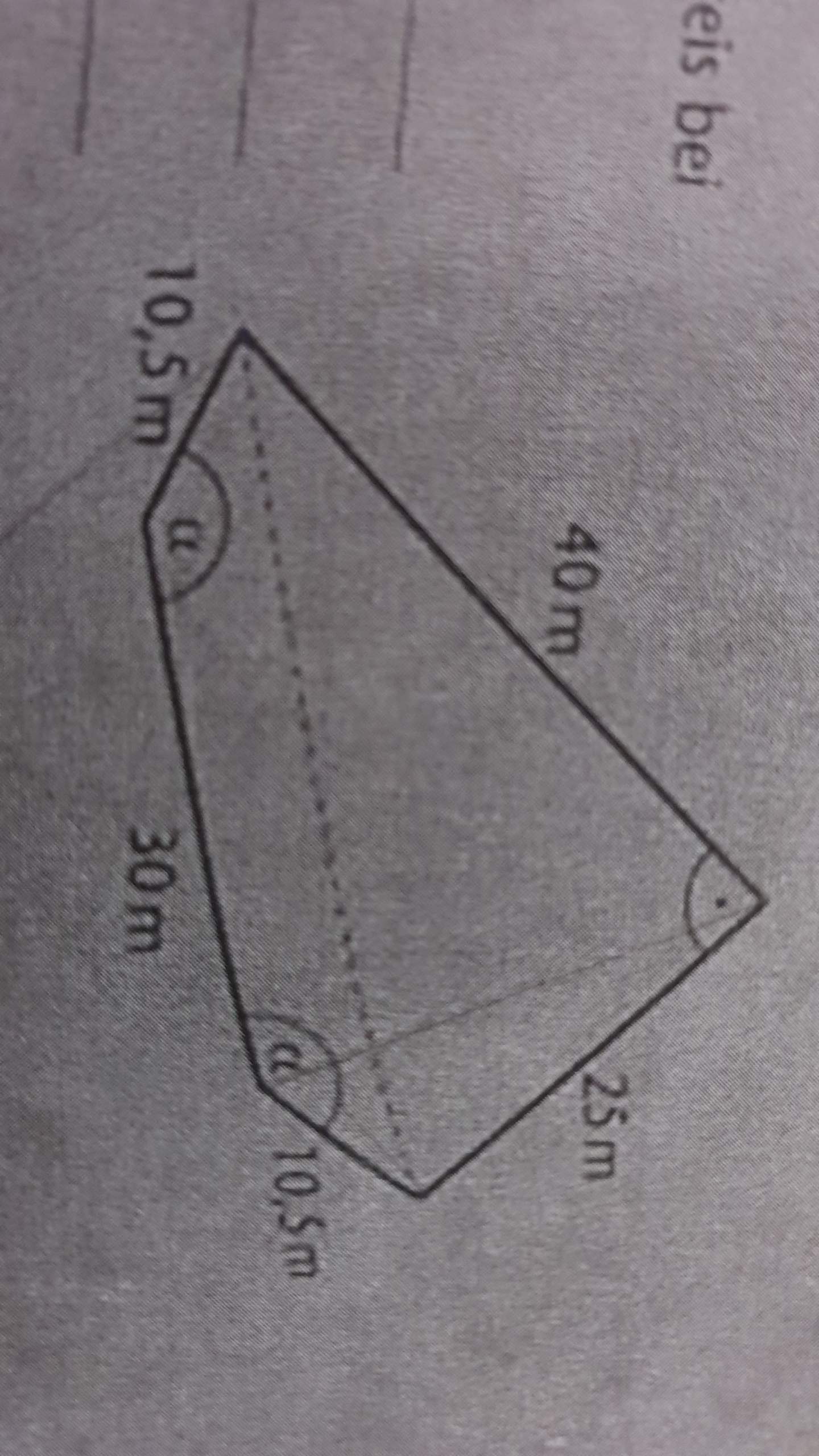 (Satz des Pythagoras) Wie berechnet man den Flächeninhalt dieser