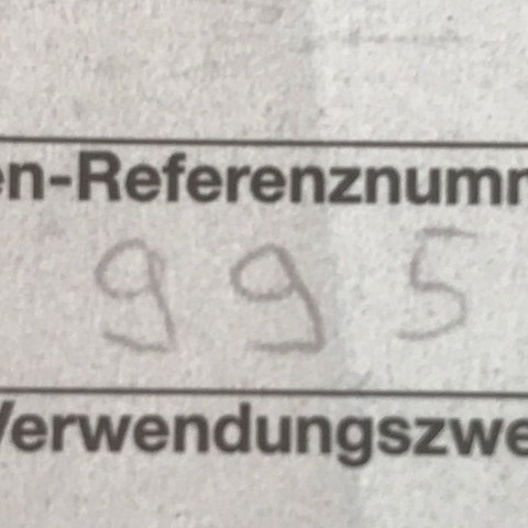 - (Geld, Bank, Fehler)
