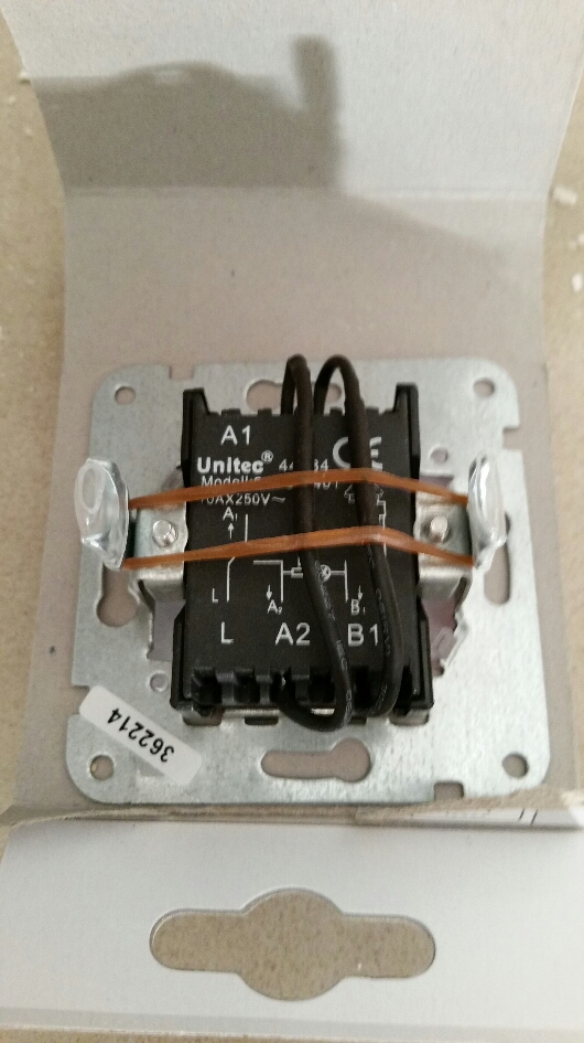 schalter mit kontrollleuchte anschließen (Haus, Installation, elektro)