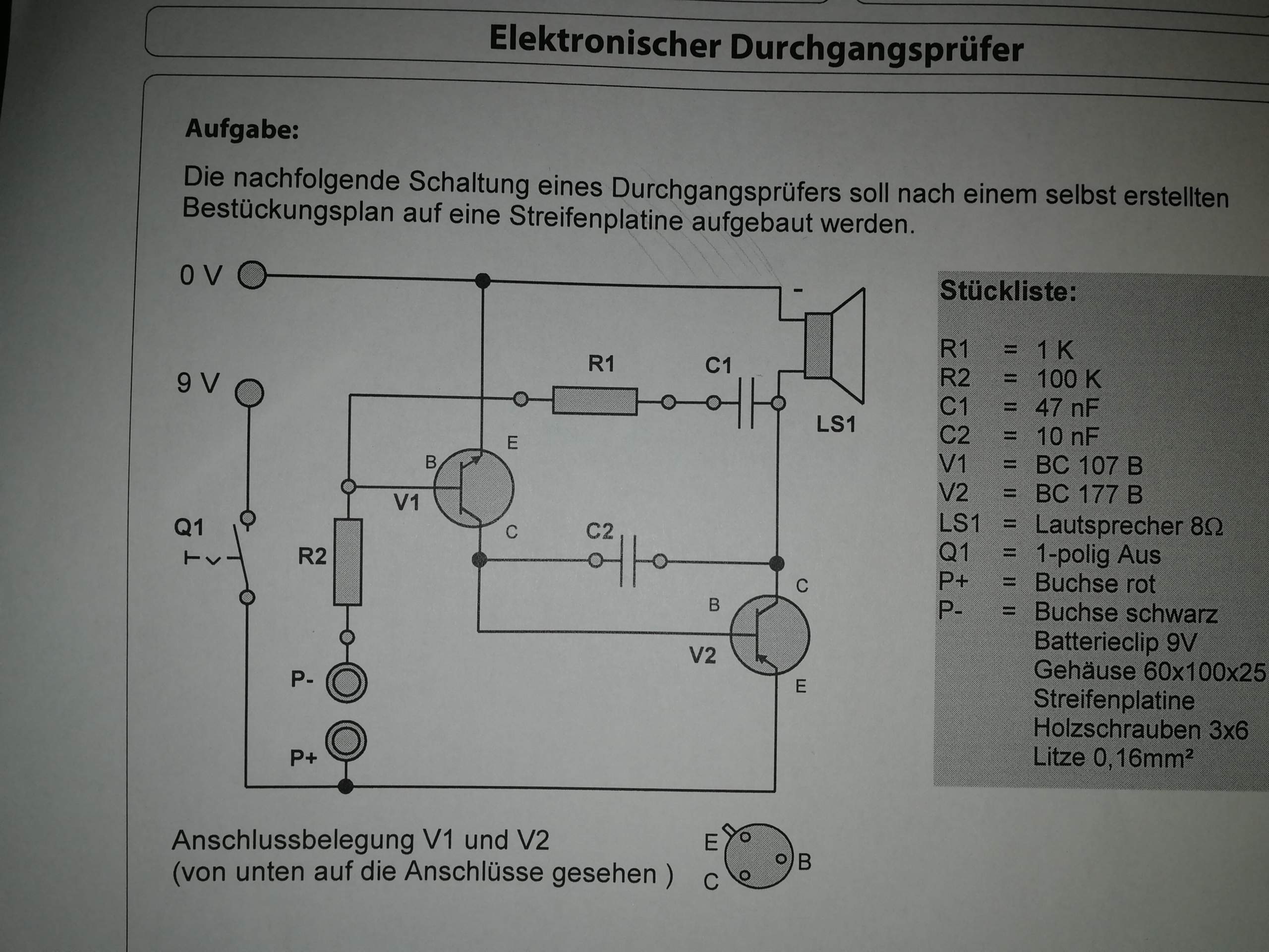 Schaltplan auf Platine bringen hilfe? (Computer, Schule, Technik)