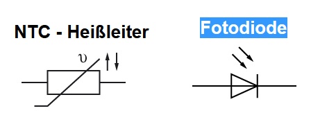 Schaltzeichen einer Photodiode (Physik)