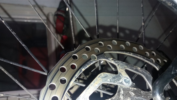 Scheibenbremse Am Mtb Kaputt Auto Und Motorrad Mountainbike