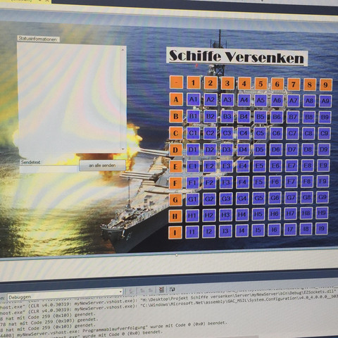 Schiffe Versenken Mit Visual Basic Computer Programmieren