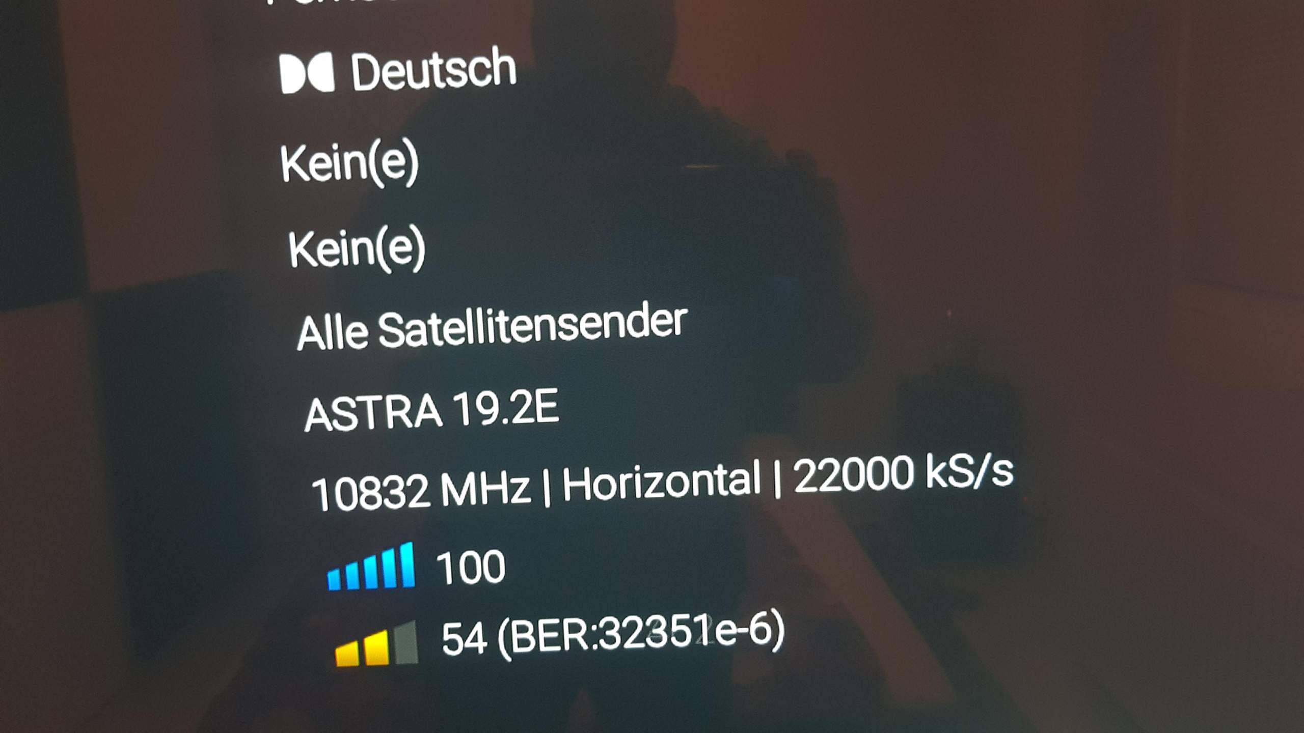 Schlechte SAT Signalqualität trotz 100% Ausrichtung? Philips OLED 856/12 65\