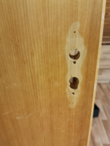 Schloss einbauen in normaler Tür? (Schlüssel, Baumarkt, Mehrfamilienhaus)