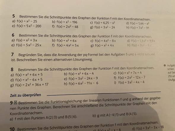 Schnittpunkt Von Zwei Graphen Berechnen