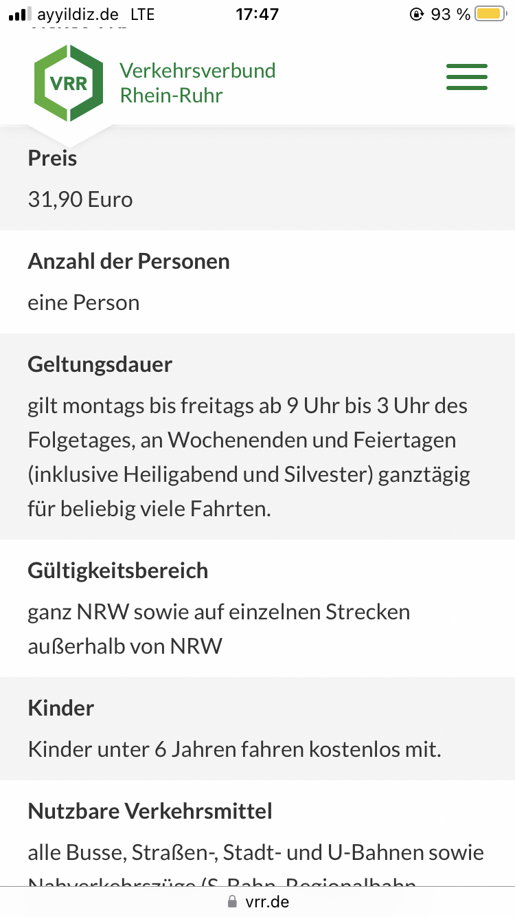 Schöne Fahrt Ticket Single nrw? (Bahn, Zug, Deutsche Bahn)