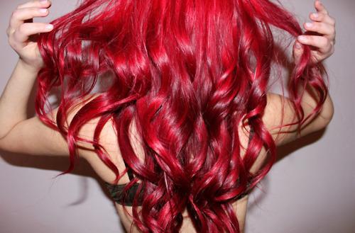 rot - (Haare, Haarfarbe)