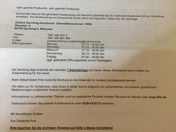 Schon Einmal Probleme Mit Dem Zoll Gehabt Gearbest Post Paket China