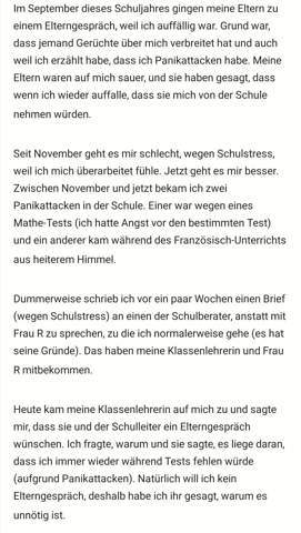 Schulleitung Und Klassenlehrerin Wollen Elterngesprach Schule Psychologie Angst