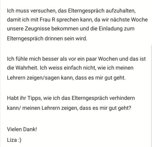 Schulleitung Und Klassenlehrerin Wollen Elterngesprach Schule Psychologie Angst