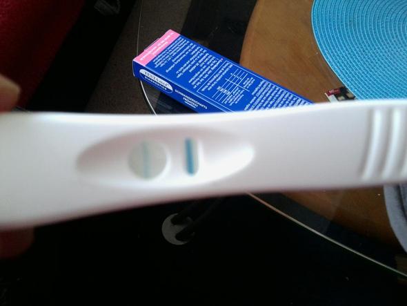 test von heute Morgen  - (Schwangerschaft, Schwangerschaftstest)