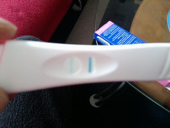 Test von gestern Abend  - (Schwangerschaft, Schwangerschaftstest)