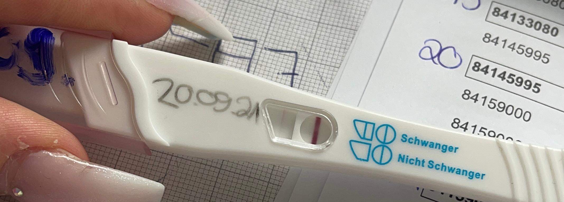 Schwanger oder nicht, Schwache Linie? (Schwangerschaft ...