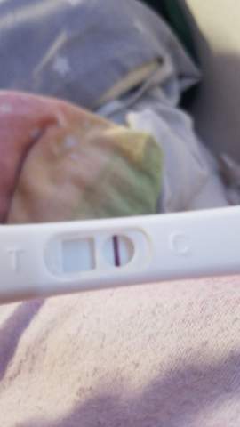 Schwanger oder Verdunstungslinie mh? (Schwangerschaft, Linie)