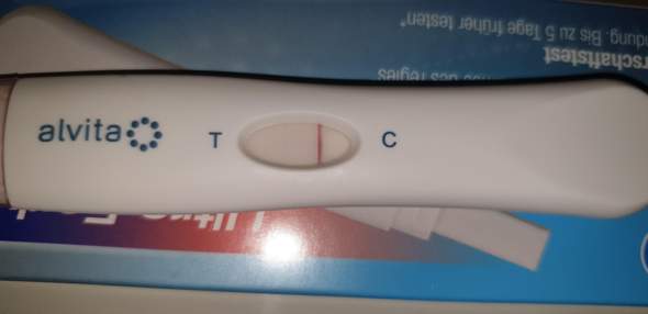 Schwangerschaftstest abends