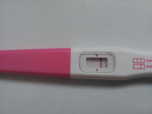 Test nach ca. 3 Minuten - (Gesundheit und Medizin, Schwangerschaft, schwanger)