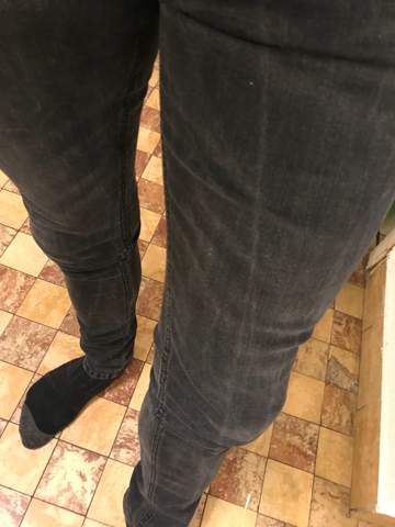 Weiße nach waschen jeans schwarze flecken Nach dem