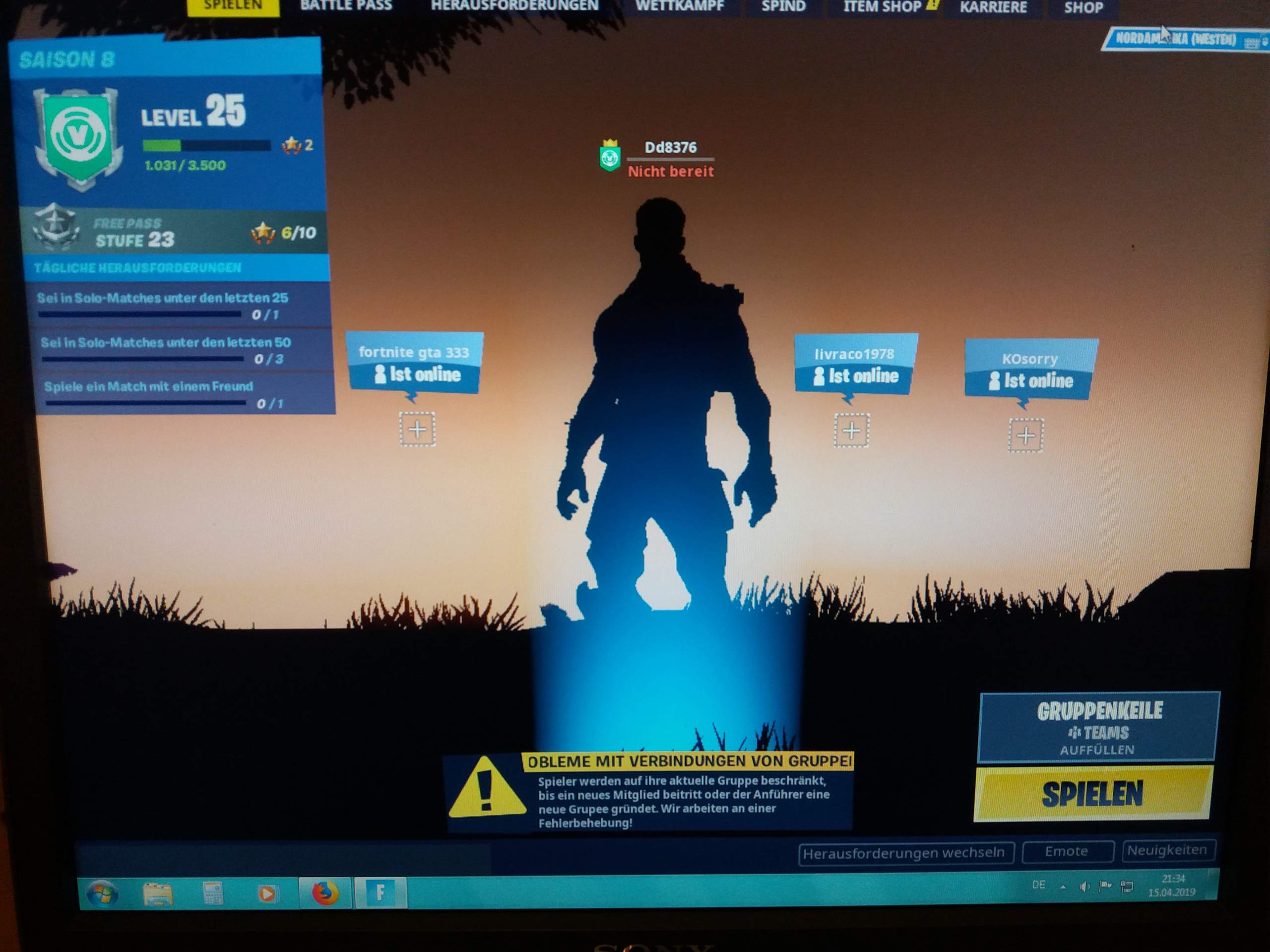Schwarzer Bildchirm (Fortnite) was tun? Gaming PC, Schwarzer