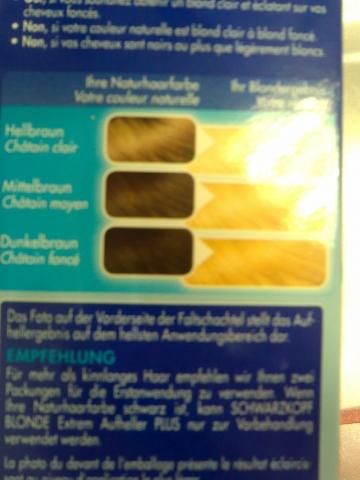 schwarzkopf blonde extrem aufheller