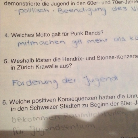 Richtige antwort, (frage 5) - (Musik, Schweiz, Pop)