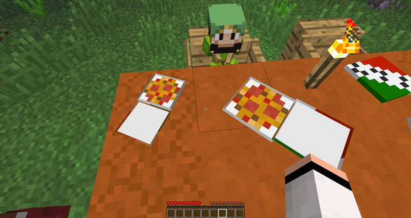 Pizza auf dme tisch ? - (Minecraft, Plug-in)