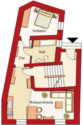 Suche Grundriss-Programm, um den schwieriger Grundriss eines Zimmers zu