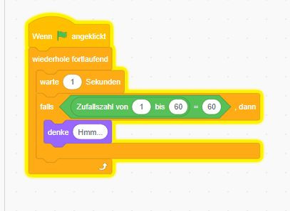 Scratch zufallsereignis? (Computer, Programmieren)