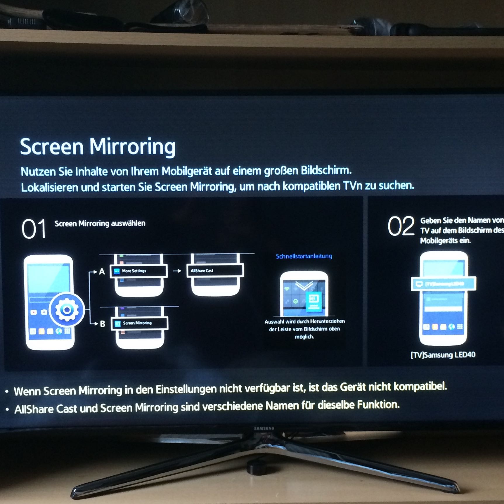 mirror mac samsung tv free