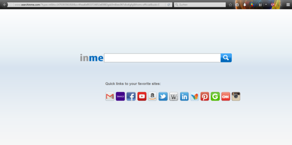 Die Virus Website - (Virus, Searchinme)