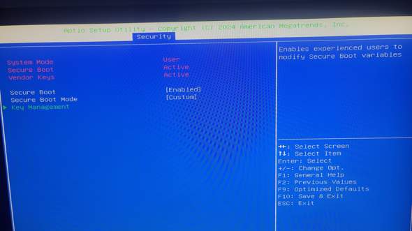 Secure Boot anschalten wie? (Windows 10, Intel, BIOS)