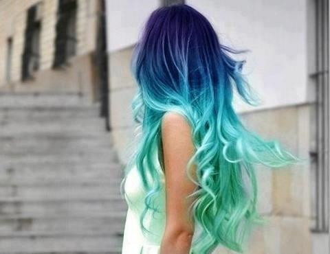 Muss natürlich nicht sooo krass blau sein :) - (Haare, Beauty, färben)
