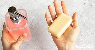 Seifenstück oder Flüssigseife – Welche Seife verwendet ihr zur Handreinigung?