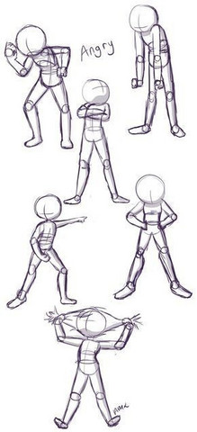 Seite Fur Charakter Skizzen Anime Manga Zeichnen