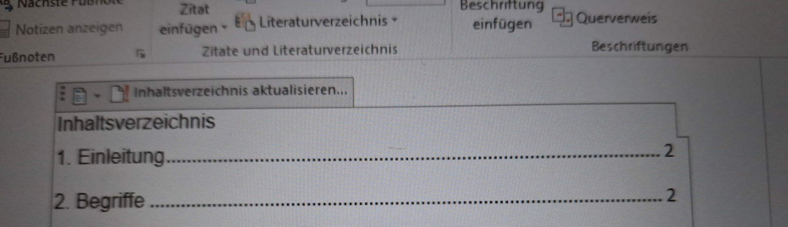 Seitenzahl aktualisiert nicht auf Word beim Inhaltsverzeichnis? (Studium, Microsoft, Microsoft