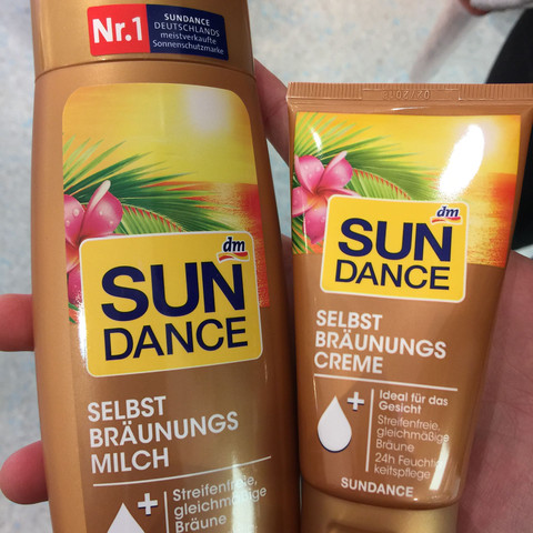 Sundance Selbstbräuner von dm micl und creme - (Creme, Milch, Solarium)