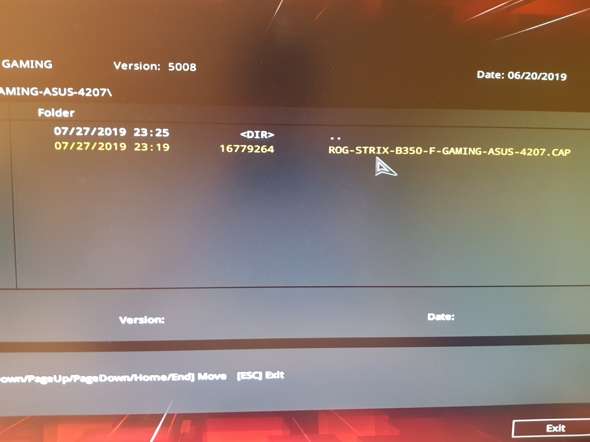Selected file is not a Proper BIOS (Asus)?
