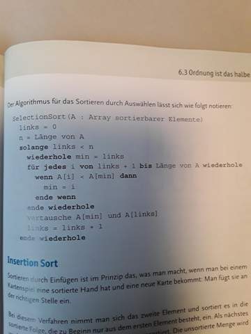 Selection Sort in Java? (Computer, programmieren)