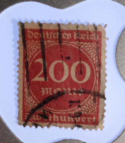 Deutsches Reich 200Mark - (sammeln, Briefmarken, selten)