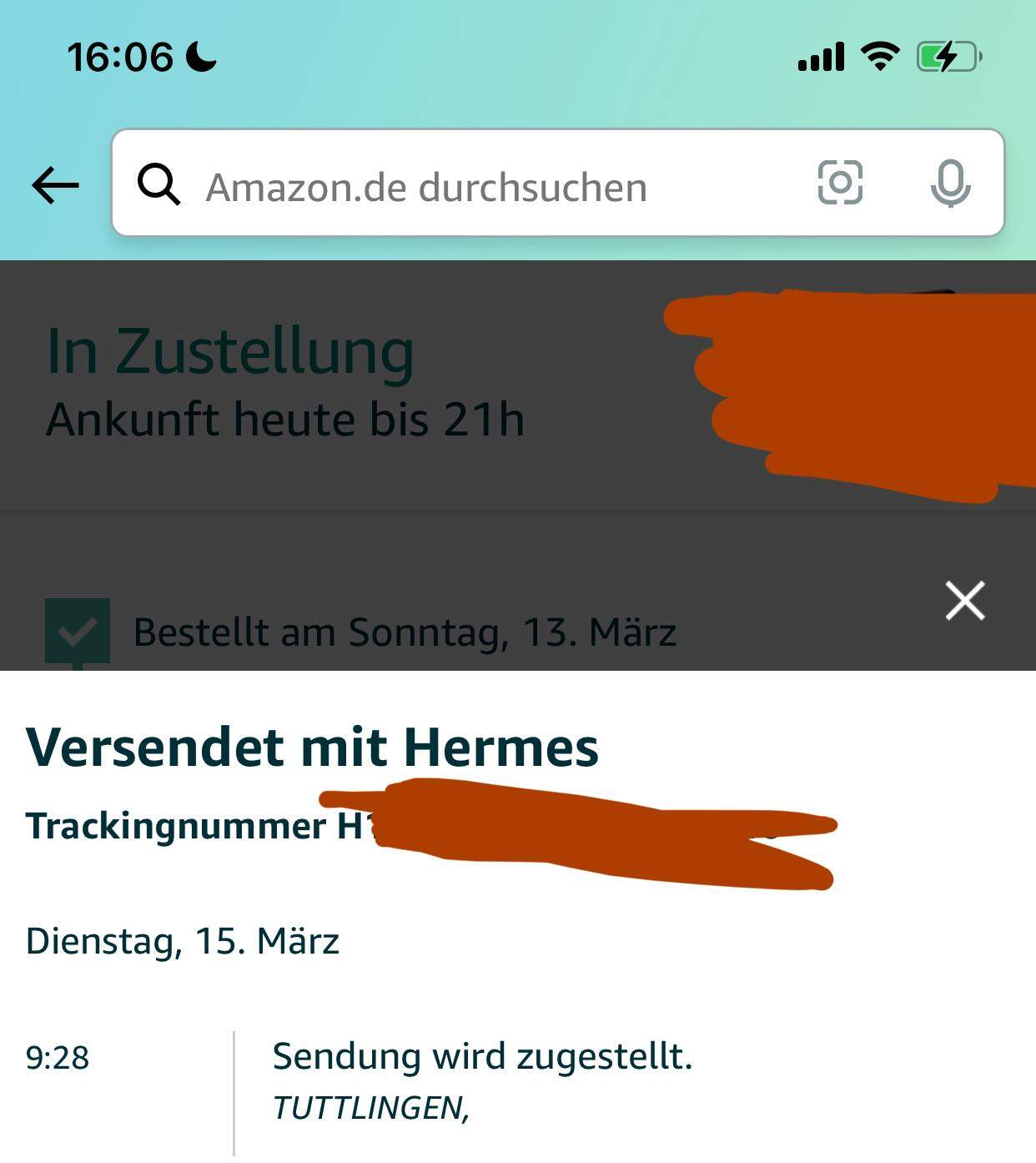 Sendung wird zugestellt befindet sich jedoch über 500km entfernt? (Amazon, Post, Paket)