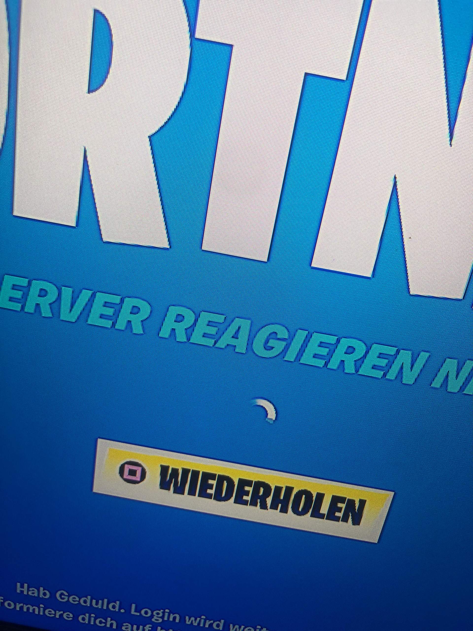 Fortnite Server Reagieren Nicht
