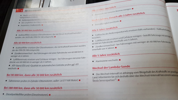 Laut Service heft - (Auto, Service)